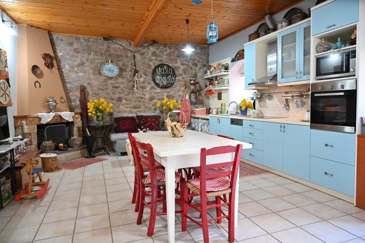 Kalavrita Winter Retreat - Homely Spacious Chalet Áno Vlasía 外观 照片